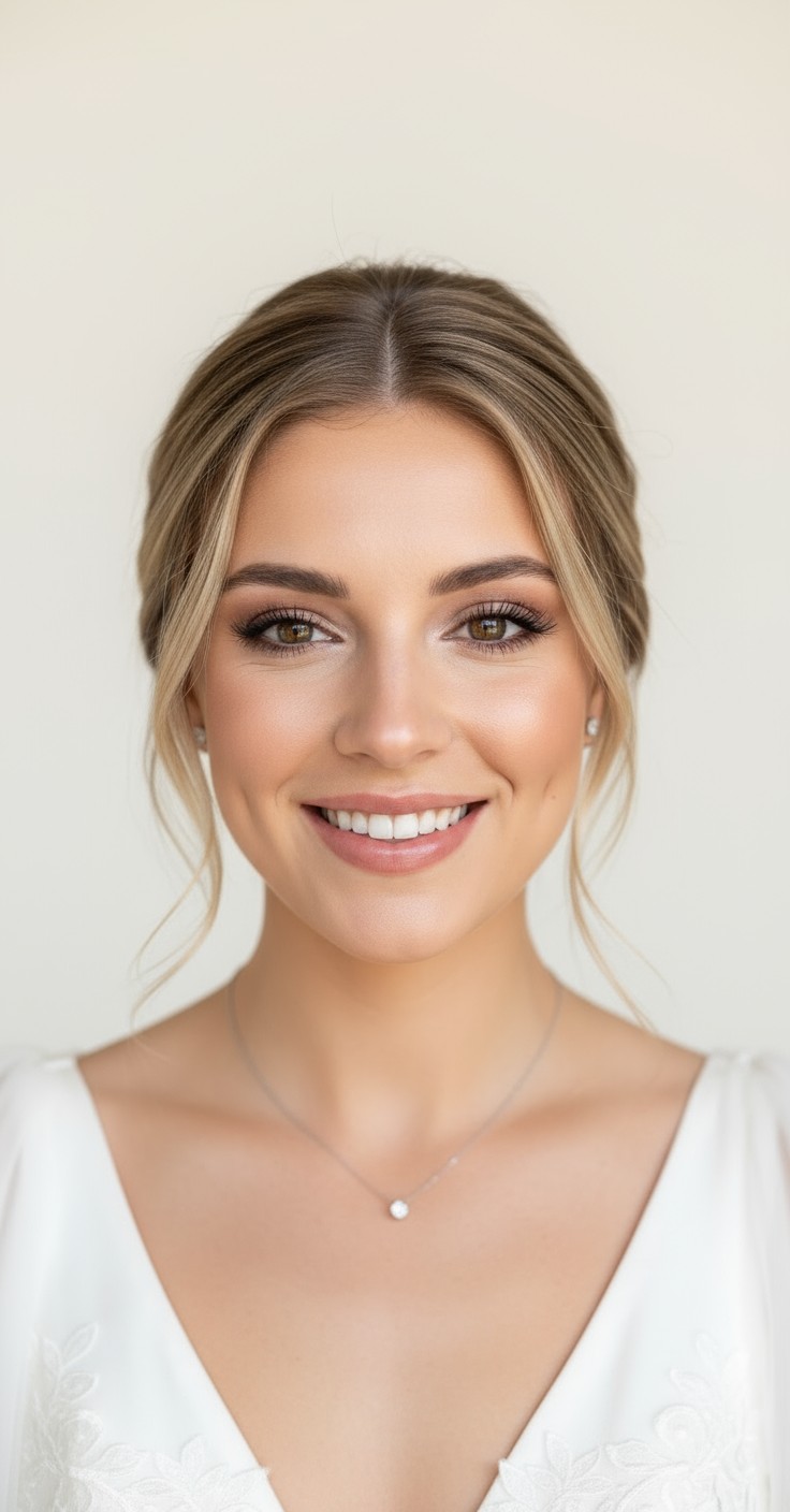 After Romantic Bridal Updo